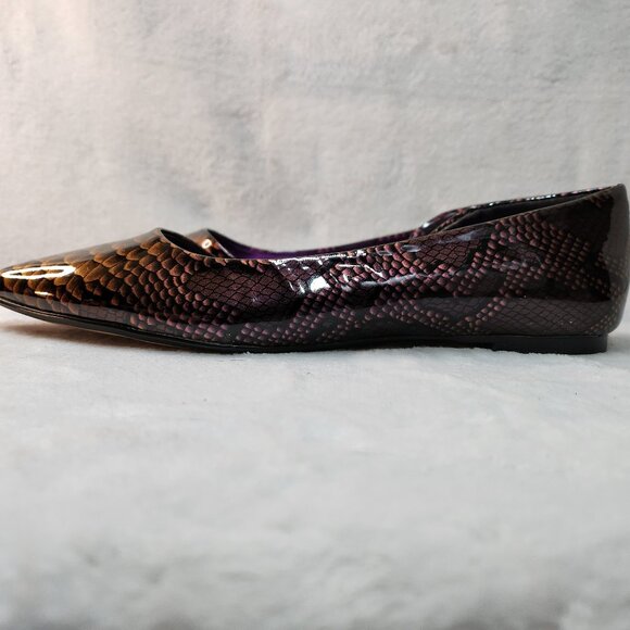 *New Low Price!* Mix no. 6 Fabiana Flats Purple Snake - Picture 6 of 10